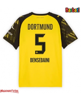 Borussia Dortmund Ramy Bensebaini #5 Tricou Fotbal Replică 2025-26 Barbati Acasa Borussia Dortmund Ramy Bensebaini #5 Tricou Fotbal Replică 2025-26 Barbati Acasa